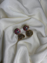 Antique Bird Gold Jhumka