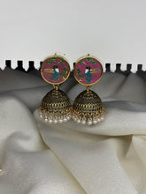 Antique Bird Gold Jhumka