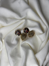 Antique Bird Gold Jhumka