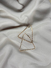 Gold Twist Hoop