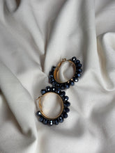 Gemstone Hoop Earrings
