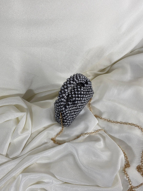 Handmade Crystal Mini Beaded Bag
