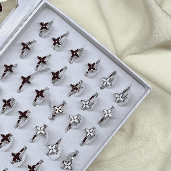 Stainless Steel Clover Ring