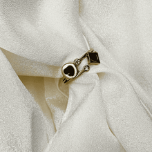 Geometric Noir Stainless Steel Ring