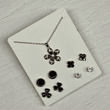 Pendant Necklace With Stud Earrings Set