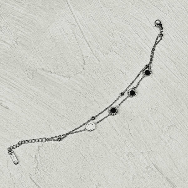 Electroplated Geometric Bracelet