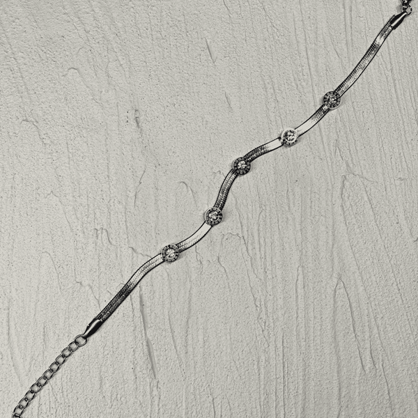 Chunky Sterling Silver Numerical Bracelet