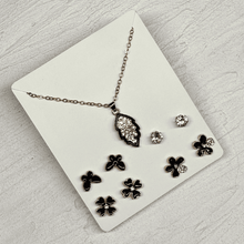 Pendant Necklace With Stud Earrings Set